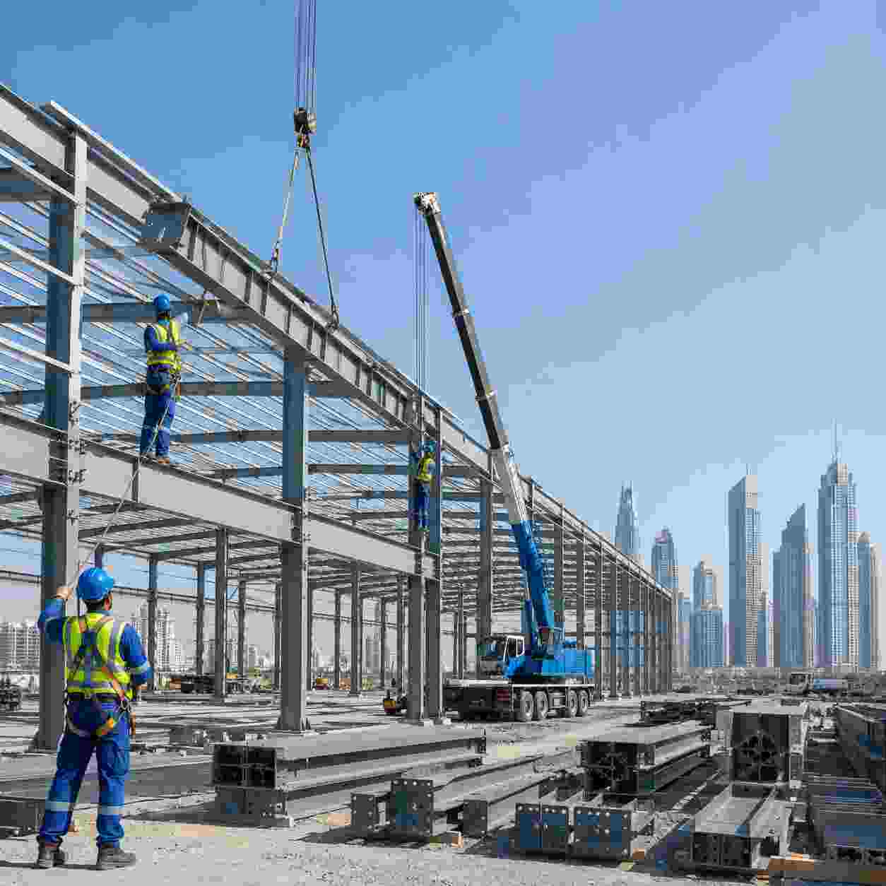 Industrial Steel Building in Dubai
