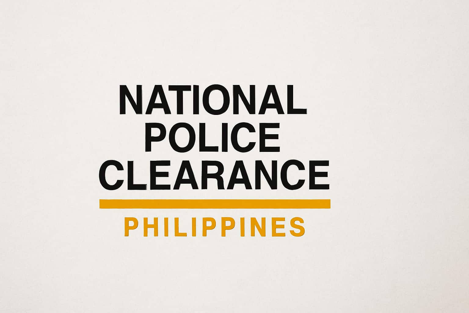 Police Clearance Philippines: Complete 2026 Guide