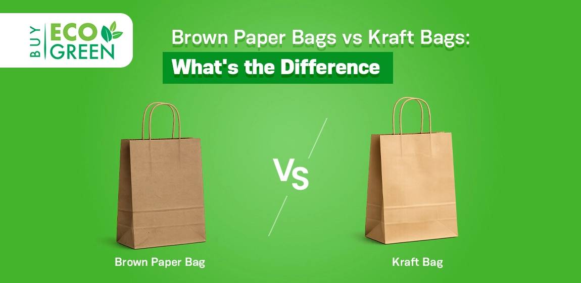 Brown Paper Bags vs Kraft Bags: What’s the Difference