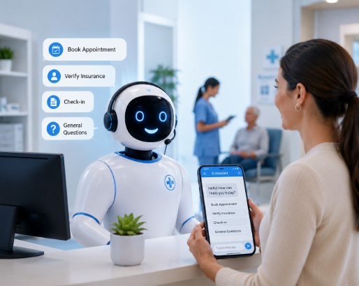 AI Chatbot for Healthcare Front Desk