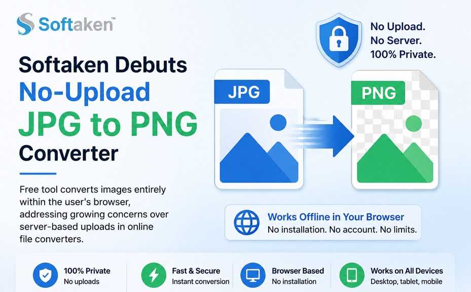 Softaken Debuts No-Upload JPG to PNG Converter