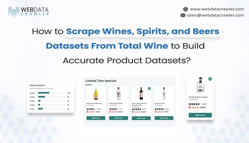 Scrape Wines, Spirits, and Beers Datasets Total Wine