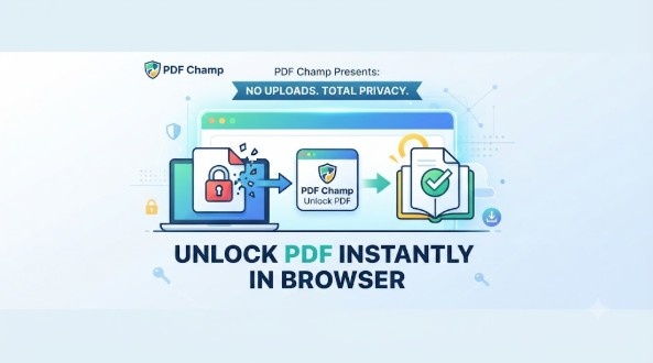 PDF Champ Adds Free Browser-Based Unlock PDF Tool