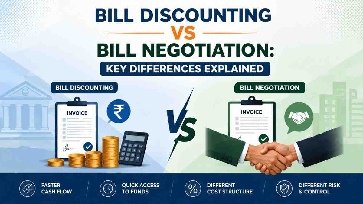 Bill Discounting vs Bill Negotiation: Key Differences