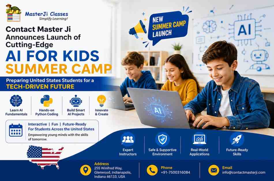 Contact Master Ji: AI Summer Camp for US Kids