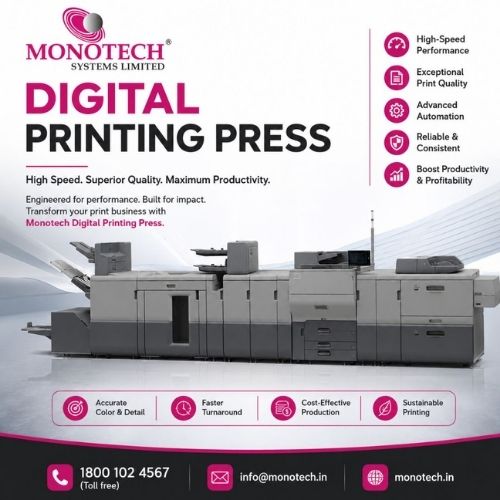 Boost Printing with Digital Printing Press | Monotech