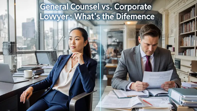General Counsel vs Corporate Lawyer Key Differences