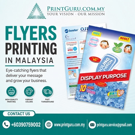 Affordable Flyers Printing Malaysia for Fast Business Promotion