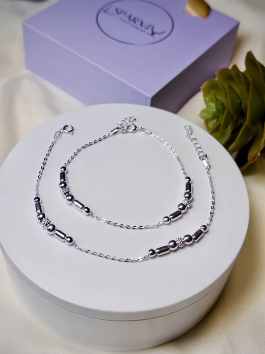 Stylish Kids Nazariya Bracelet Sterling Silver Gifts for Babies